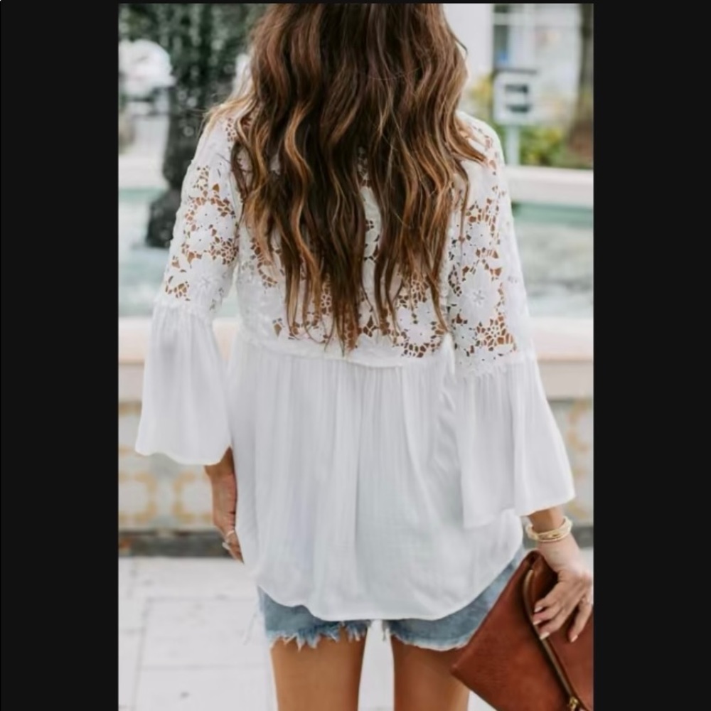Floral crochet top - Picture 3 of 5